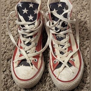 American Flag Chuck Taylor Converse size 8